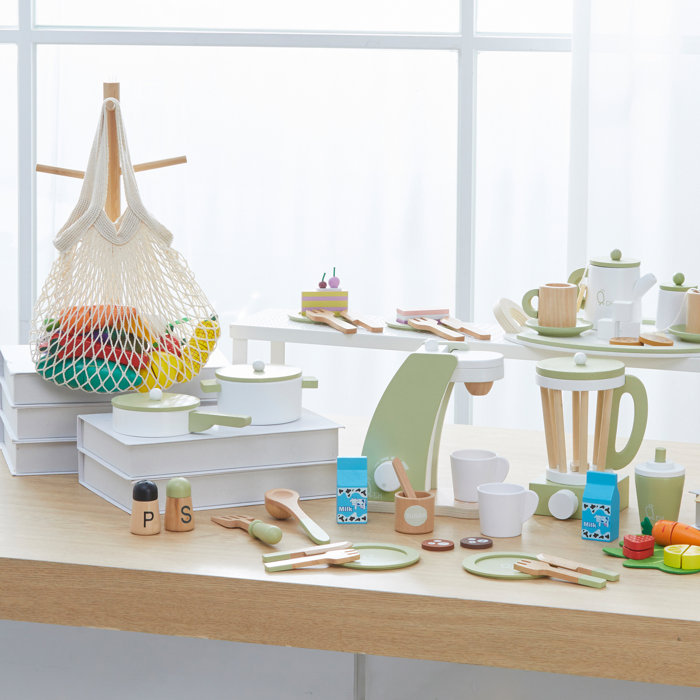 Little Chef Frankfurt 20 Piece Wooden Pretend Play Tea Set